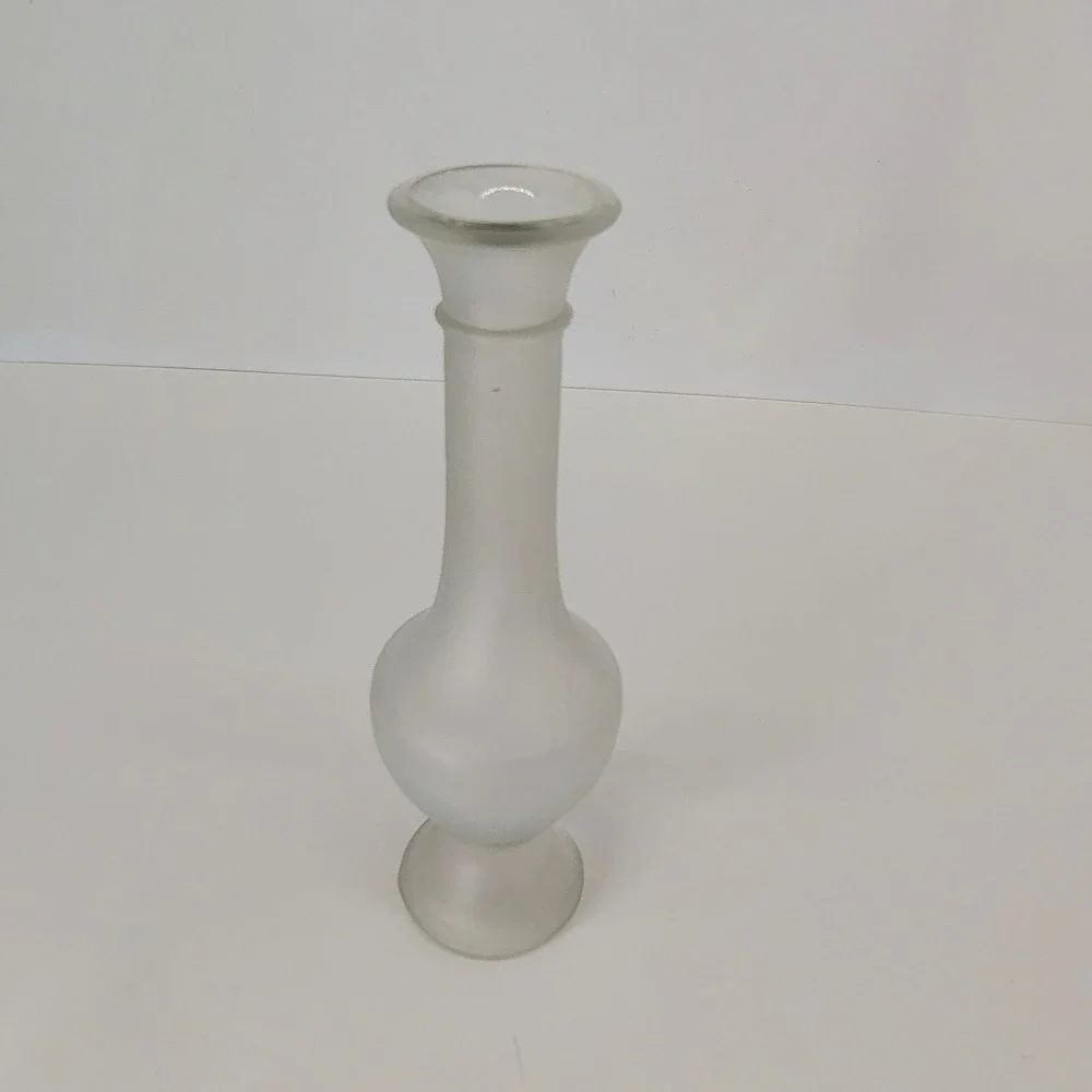 Frosted Glass Bud Vase 8